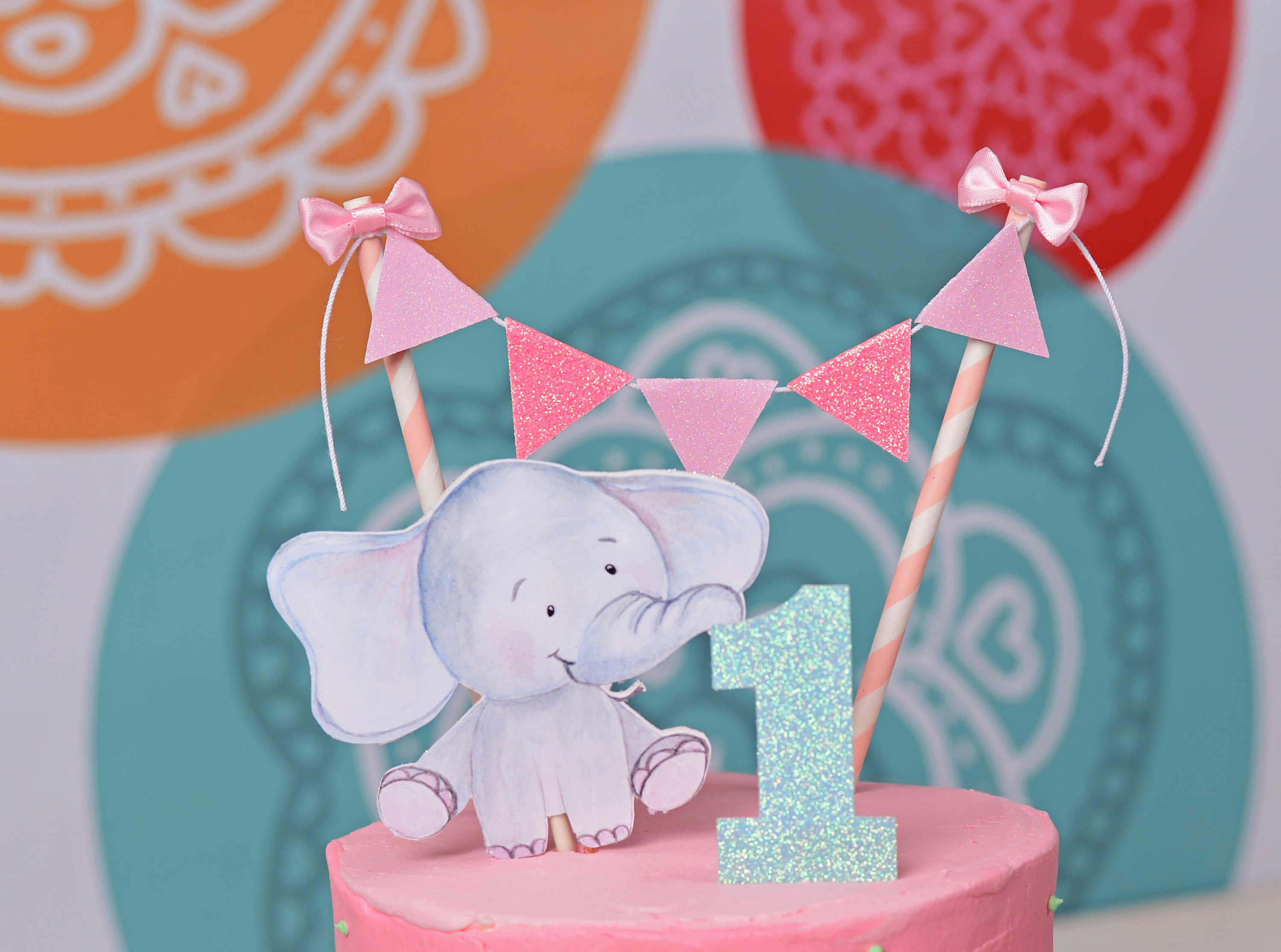 Elephant Cake Topper Baby Shower Cake Topper New Baby Cake Topper Elephant Cake Topper Baby Shower Cake Topper New Baby Cake Topper