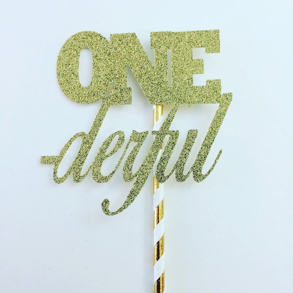 Onederful cake topper, ONE -derful cake topper, ONE-derful decor ...