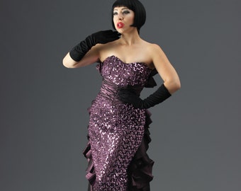 Old Hollywood Dress - Etsy