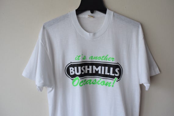 80s Bushmills Whiskey T-Shirt // Art Hoe, E-Girl … - image 1