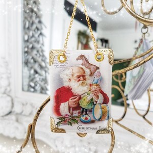 San Nicola, Buon Natale, Cartoline di Natale, cartoline personalizzate, Cartoline di Natale, Etichette di Natale, Babbo Natale rosso.