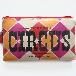 handgefertigtes Geschenk, veganes Geschenk, Öko-Geschenk.Geschenke für sie, Reisegeschenke, wasserfeste Brieftasche, Vintage-Zirkus-Reisegeschenkset, Passgeschenkset,