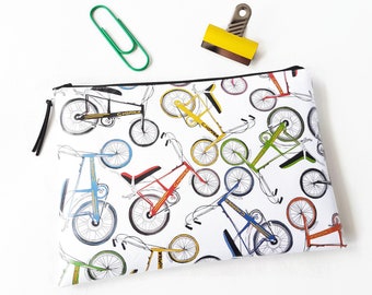 Raleigh Chopper Print Vegan Leather Makeup Bag