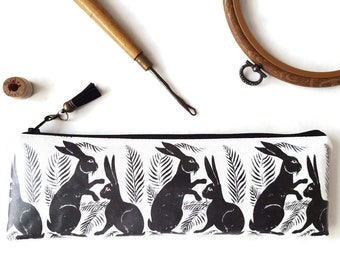 Vegan Pencil Bag, Eco-friendly Pouch, Sustainable Stationery, Animal-Friendly Pencil Bag, Vegan-Friendly Pouch, Sustainable Stationery bag