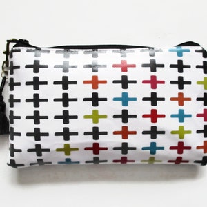 handgemacht, Künstler, Mutter, Geschenke für sie, Reisegeschenke, wasserfester Plus Sign Geldbeutel / Geldbeutel / Clutch / Karte / Notizen / Passhalter