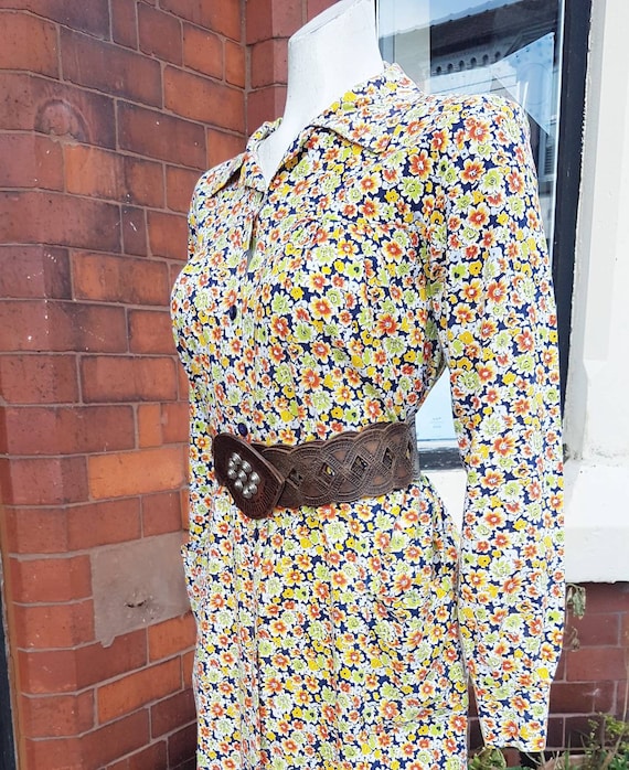 Theee cutest 1950s 60s yellow orange blue green di