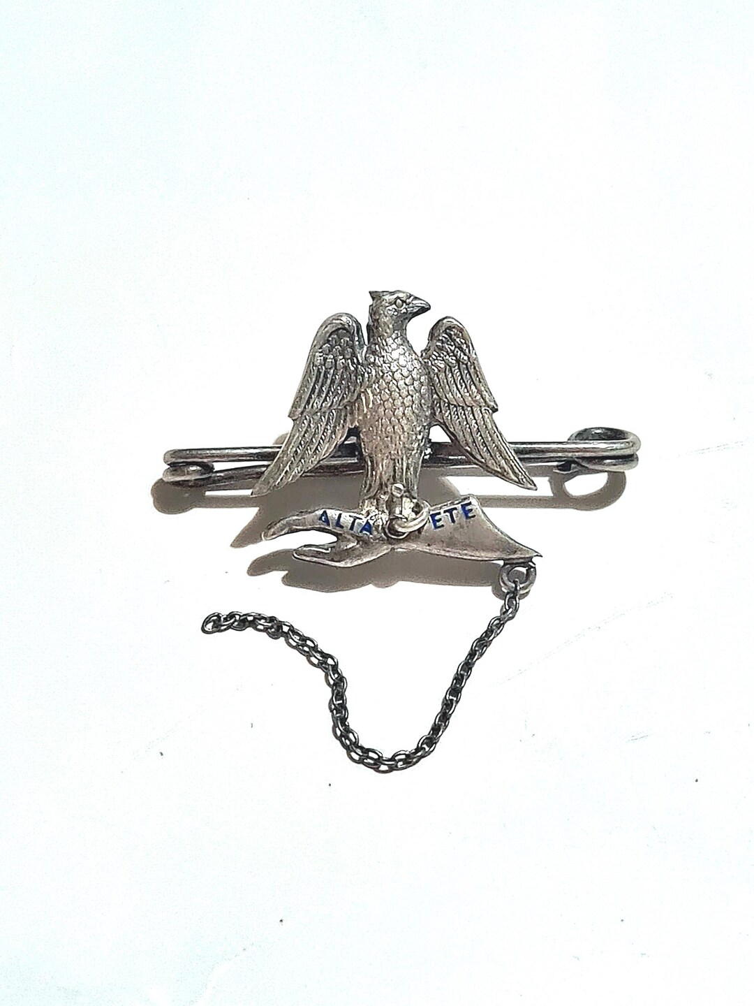 Original 1940s WW2 Silver Tone Sweetheart Eagle Brooch! - Etsy