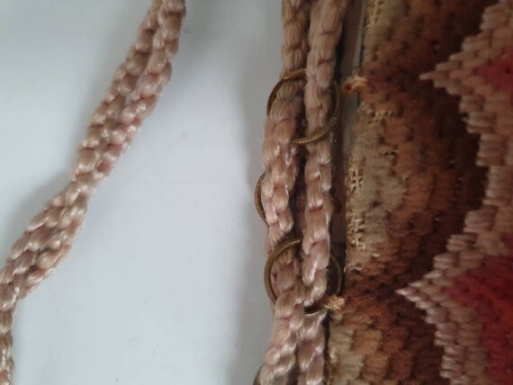 Stunning 1900s 1920s or earlier antique woven bag… - image 9