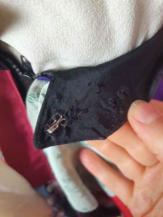 Beautiful 1940s 50s patchwork reversible skirt bl… - image 4