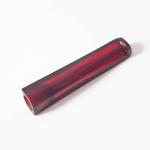 Fab 1930s Unused Deadstock Cherry Amber Bakelite Cigarette Holder Gift  Theatrical Art Deco
