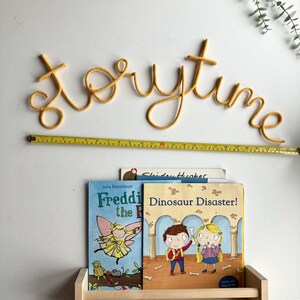 Storytime Sign - Wooden Sign For Nursery Wall- Reading Corner Sign
