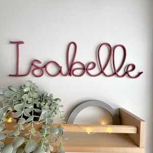 Personalisiertes Namensschild Tür Kinderzimmer – Babyzimmer Wanddeko für Neugeborene Bild 2