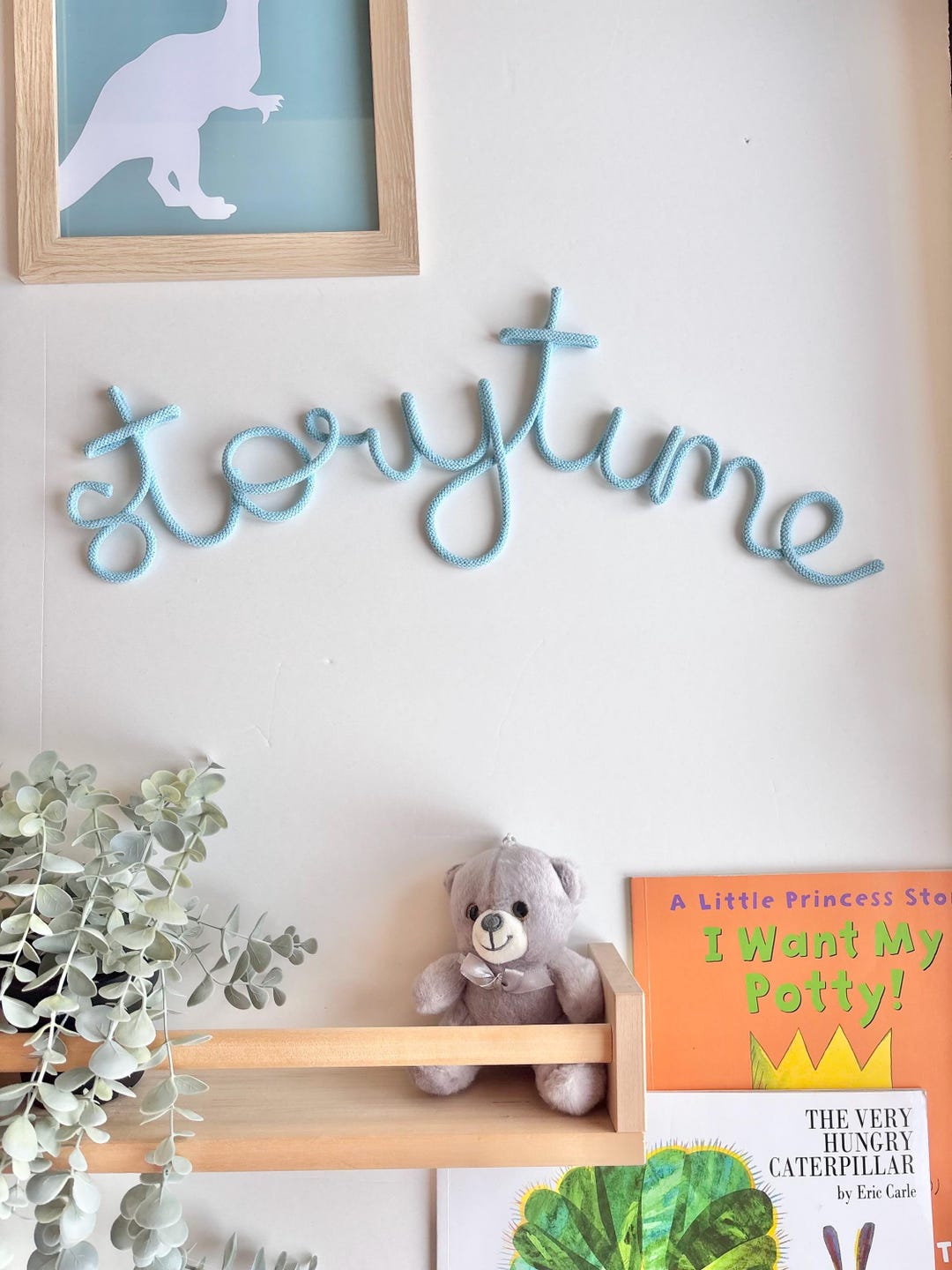 Storytime Wall Sign Kids Reading Nook Decor Nursery Wall Art Book Nook ...