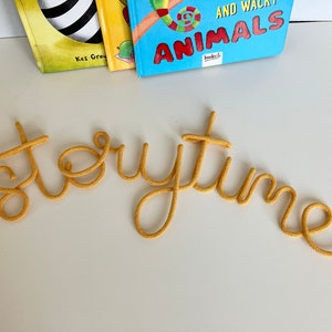 &quot;Storytime Wandschild, &quot;&quot;Leseecke&quot;&quot; für Kinderzimmer.&quot;