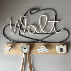 Personalized Cowboy Hat Wall Decor, Custom Western Nursery Name Sign