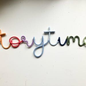 Cute Pastel Rainbow Storytime Sign - Kids Reading Corner and Nursery ...