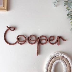 nursery wall name sign personalized above the crib decoration
