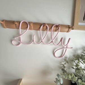 Personalisiertes Namensschild Tür Kinderzimmer – Babyzimmer Wanddeko für Neugeborene Bild 14