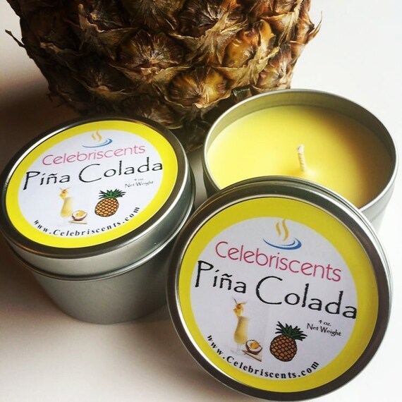 Strong and deliciously scented soy candle of Piña Colada.  This candle will awake you with burst of Pineapples, Coconuts and Caribbean rum.