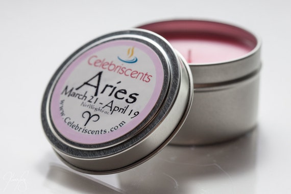 ARIES Zodiac Scented Soy Candle has a warm musk topped with subtle patchouli notes that reflect the charm and adventure of Aries people.