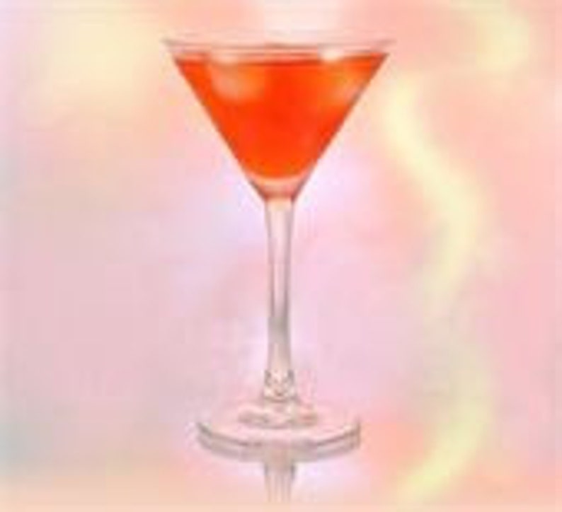 Cosmopolitan Scented Martini Glass Gel Candle Scent and the City image 3