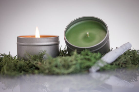 Marijuana - "Ganja" Scented Soy Candle - Perfect Gift for the Pot Smoking Lover - Soothing and Calming Marijuana Scented Candle