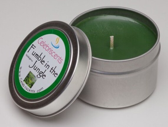 Fumble in the Jungle candle scent is a masculine masterpiece with leather, amber and tobacco notes, surrounded with sandalwood and musk.