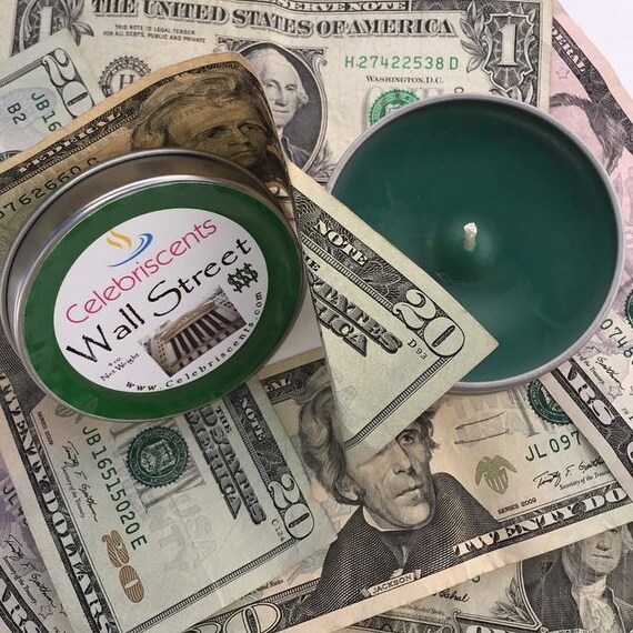Smell of success good luck soy candle!  The handsome candle boasts woodsy oils and herbal elements with undefinable masculinity