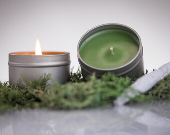 Marijuana-Weed scented natural soy candle.  The cannabis, green-colored scented soy candle perfect for parties has actual marijuana scent.