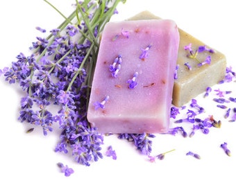 Beautiful, soothing and luxurious Lavender soap, carefully and lovingly made with the best natural ingredients imaginable.  Comes in pair.