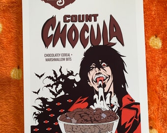 Alucard Count Chocula 8.5x11 Art Print