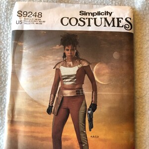 Simplicity pattern S9248, Womens costume pattern, science fiction jumpsuit