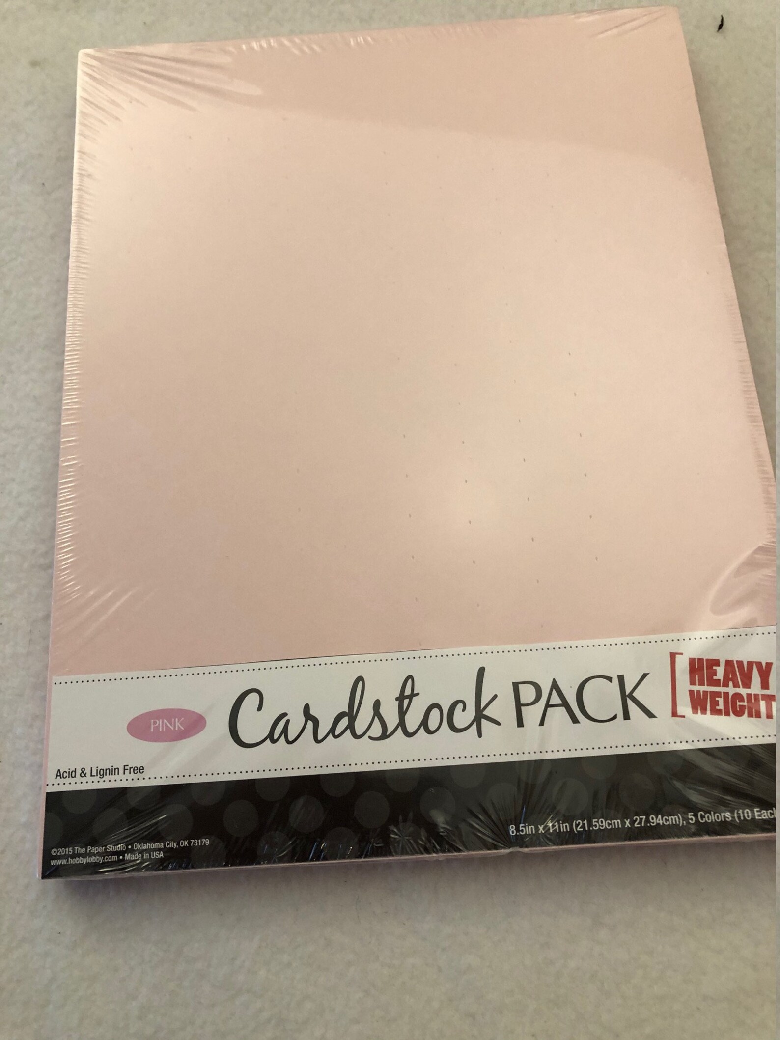 Heavy Pink Cardstock Set of 50 Pages Pink Variations Color Cardstock Etsy