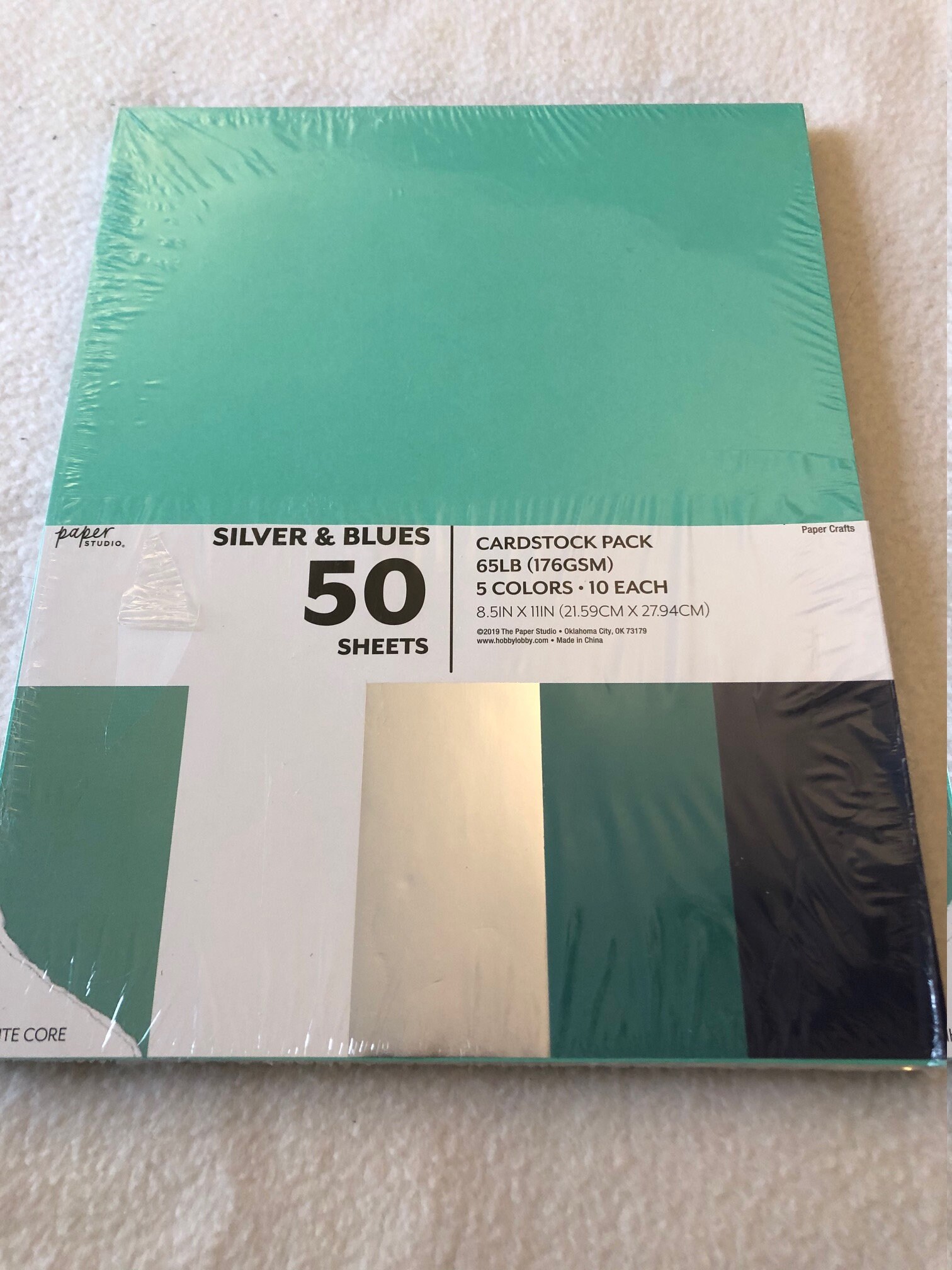 LUXPaper Cardstock, 8.5 x 11, 80lb White Linen, 50/Pack 