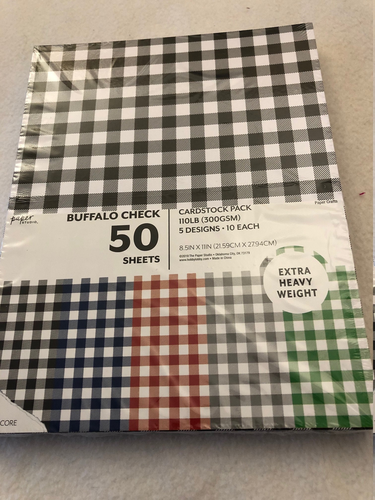 Silver Foil Cardstock Paper Pack - 8 1/2 x 11, Hobby Lobby