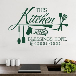 This Kitchen, CODE 246, kitchen wall decals.