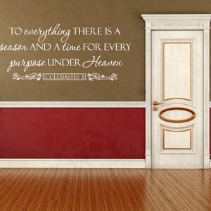 To Everything There Is Season, CODE 151, Christian wall decals.