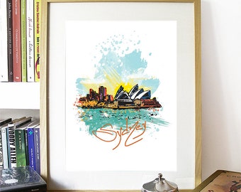 Sydney map | Etsy