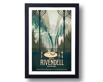 lord of the rings poster etsy
