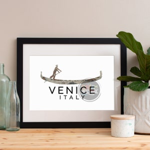 Venedig Druck, Venedig Skyline, Venedig Kunst, Venedig Poster, Venedig Aquarell, Venedig Kunstdruck, Venedig Karte, Venedig Wandkunst, Venedig Italien