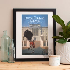 Buckingham Palace, Buckingham Palace Poster, Buckingham Palace Art, Buckingham Palace Print, London Art, London Print, London Poster