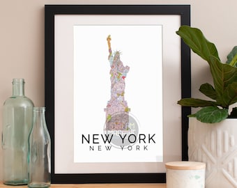 New York City Print, New York City Skyline, New York City Art, New York City Poster, New York City Watercolor, New York City Art