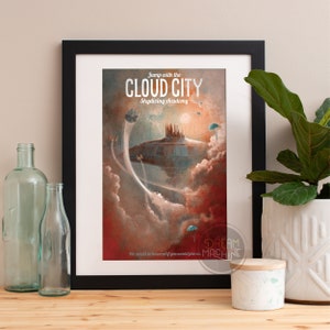 Star Wars Cloud City Art Print: Skydiving Academy Poster