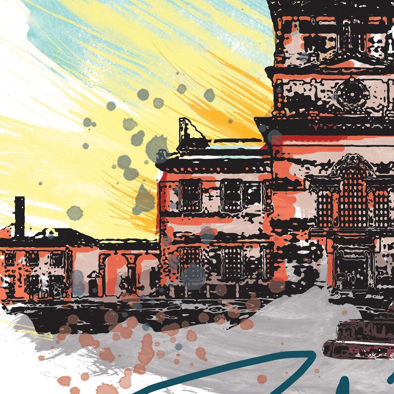 Philadelphia Print Philadelphia Skyline Philadelphia Art Etsy