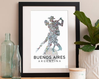 Buenos Aires Print, Buenos Aires Skyline, Buenos Aires Art, Buenos Aires Poster, Buenos Aires Watercolor, Buenos Aires Art Print, Argentina