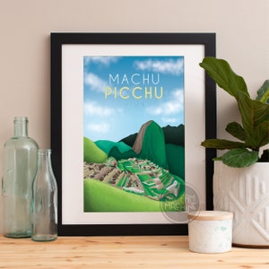 Machu Picchu Print,Machu Picchu Skyline,Machu Picchu Art,Machu Picchu Poster,Machu Picchu Watercolor,Machu Picchu Art Print,Machu Picchu