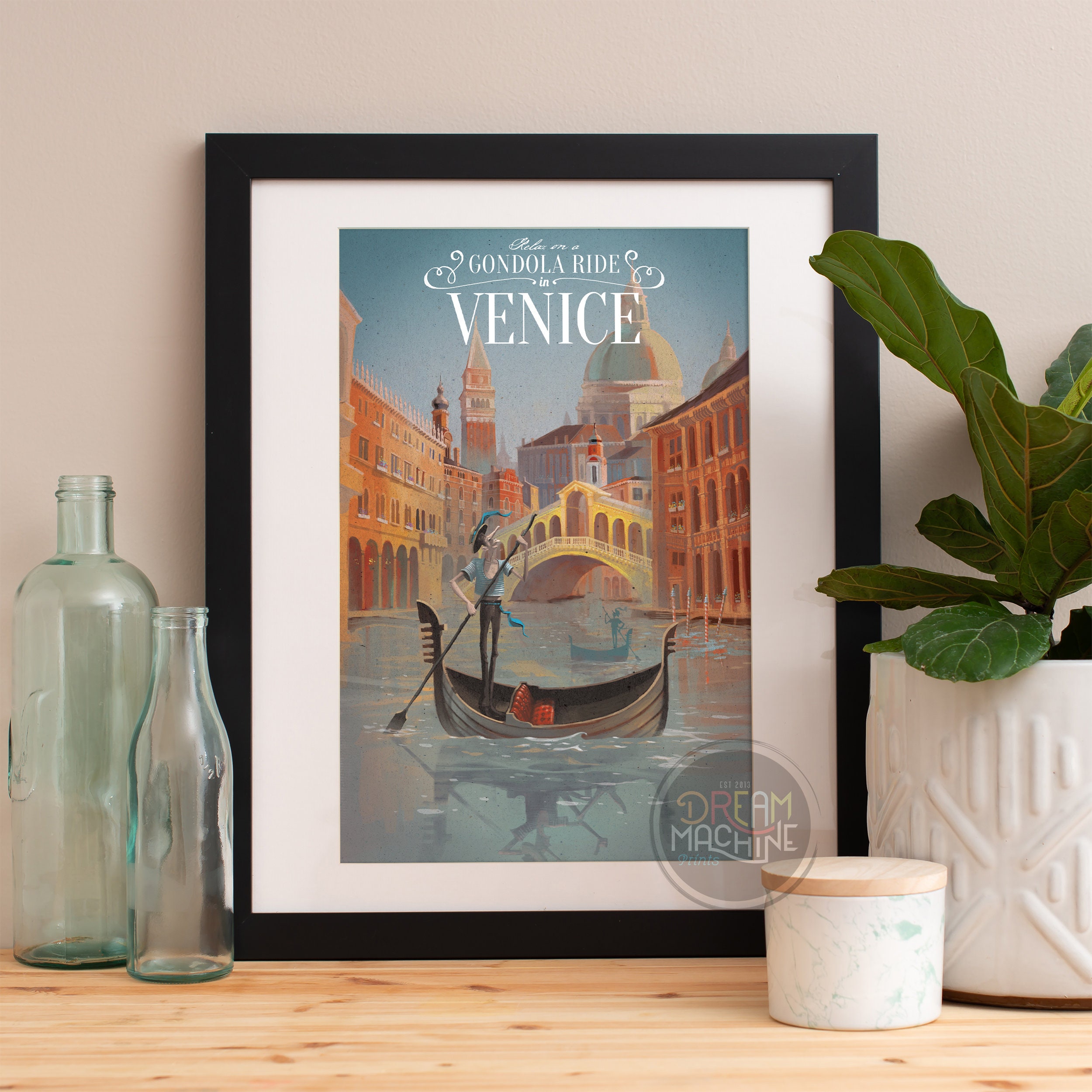 Venice Travel Poster, Venice Poster, Venice Print, Venice, Travel Print