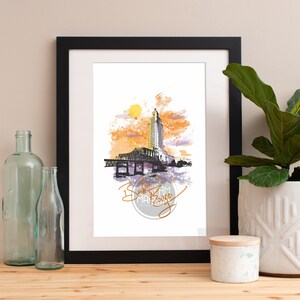 Baton Rouge Druck, Baton Rouge Skyline, Baton Rouge Kunstdruck, Baton Rouge Poster, Baton Rouge Aquarell, Baton Rouge Kunstdruck, Baton Rouge Karte