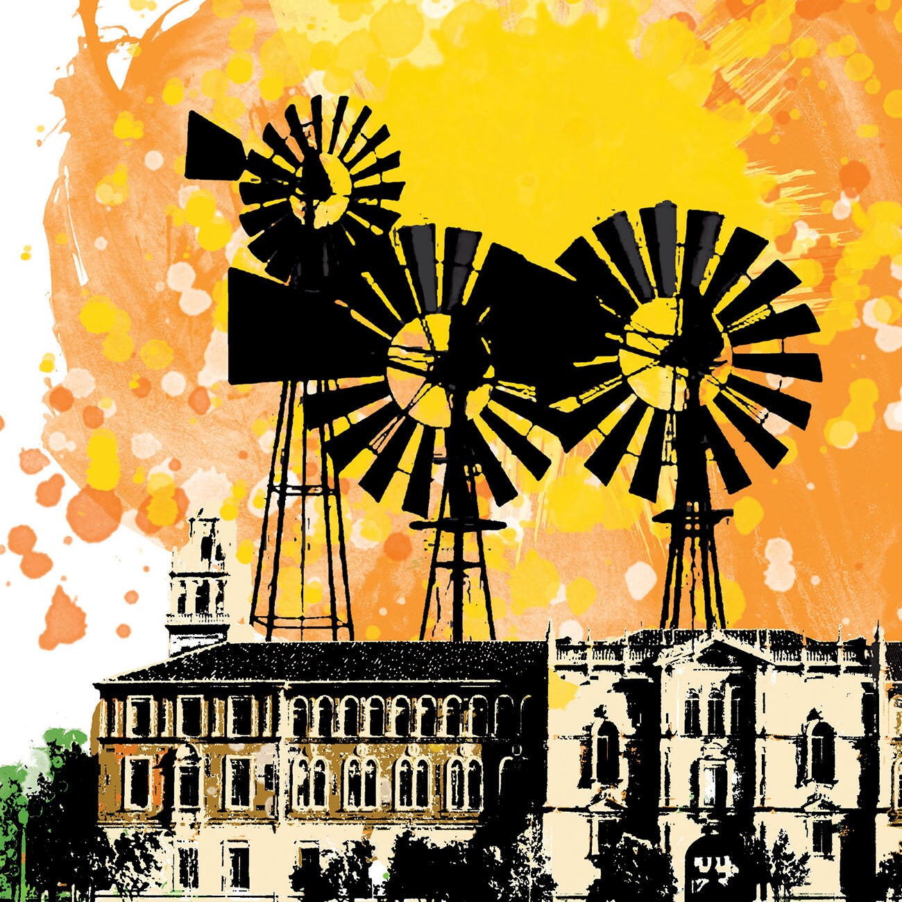 Lubbock Print Lubbock Skyline Lubbock Art Lubbock Poster Etsy