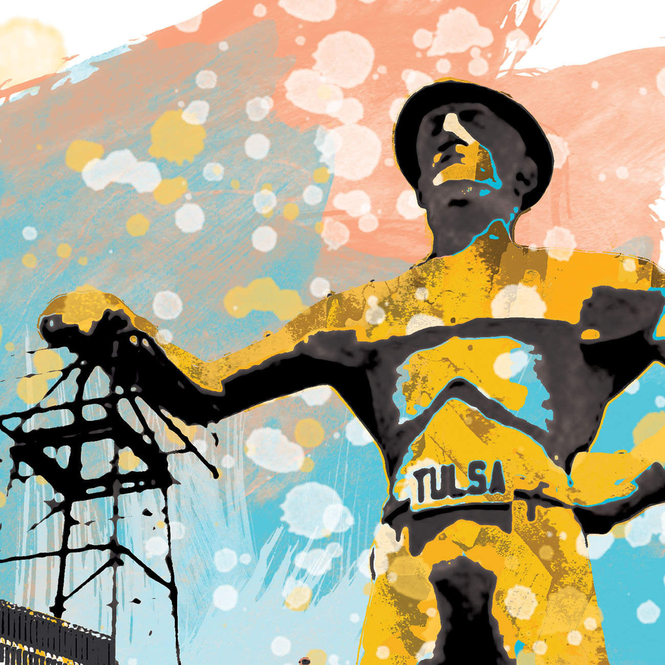 Tulsa Print Tulsa Skyline Tulsa Art Tulsa Poster Tulsa Watercolor Tulsa Print Tulsa Skyline Tulsa Art Tulsa Poster Tulsa Watercolor
